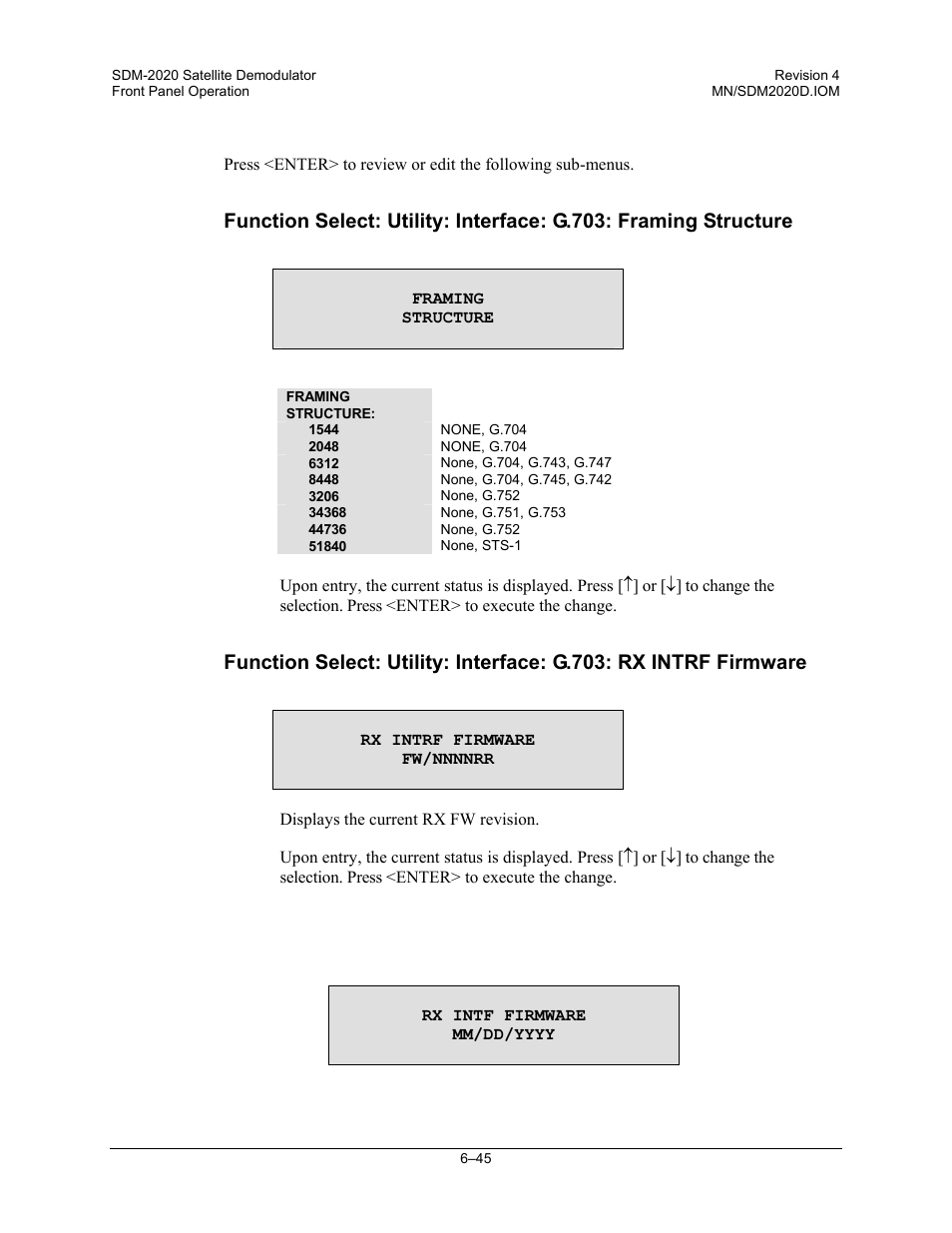 Comtech EF Data SDM-2020 User Manual | Page 109 / 234