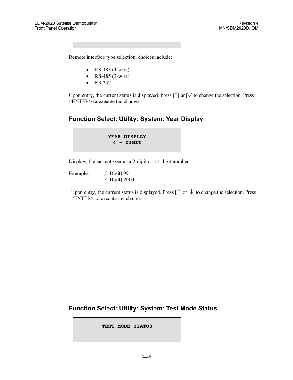 Comtech EF Data SDM-2020 User Manual | Page 113 / 234