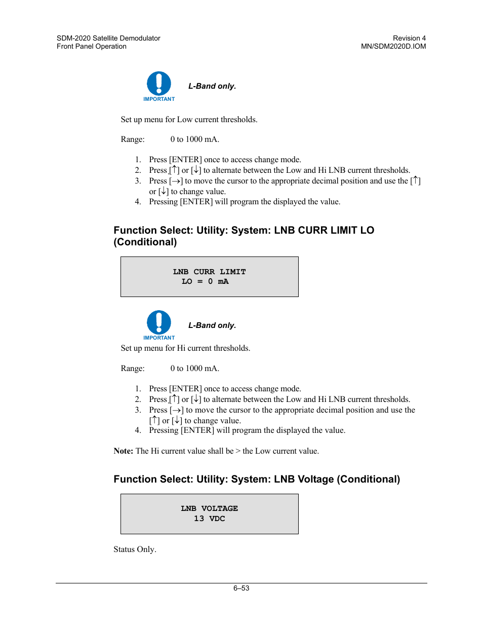 Comtech EF Data SDM-2020 User Manual | Page 117 / 234