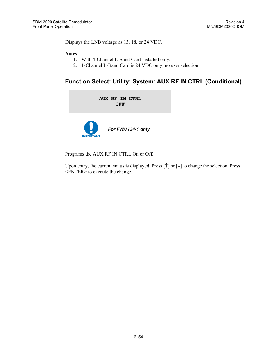 Comtech EF Data SDM-2020 User Manual | Page 118 / 234