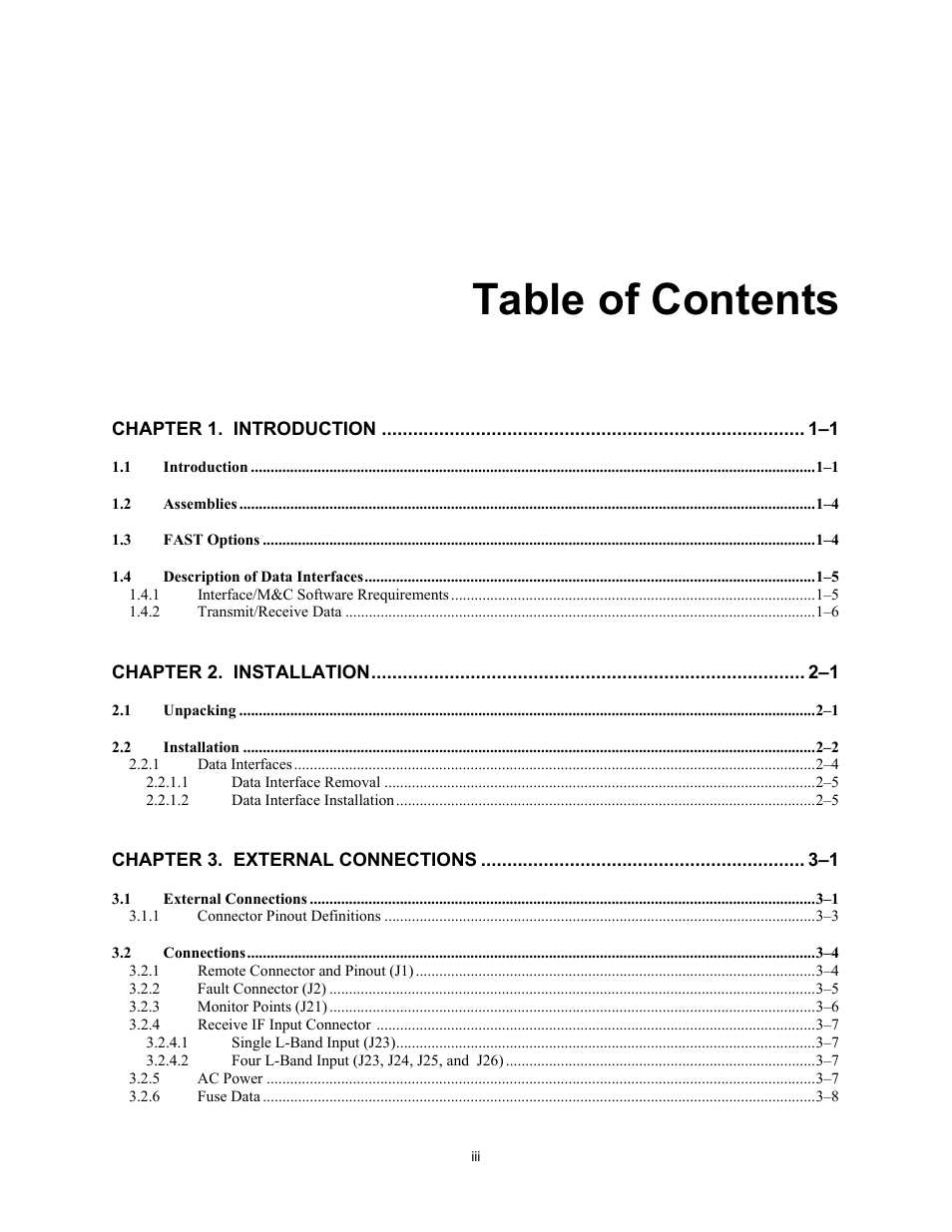 Comtech EF Data SDM-2020 User Manual | Page 13 / 234