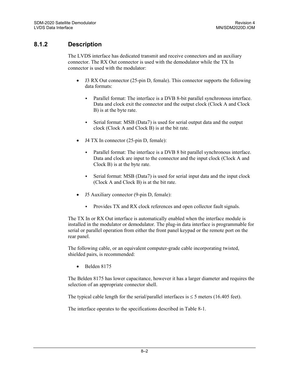 2 description | Comtech EF Data SDM-2020 User Manual | Page 138 / 234