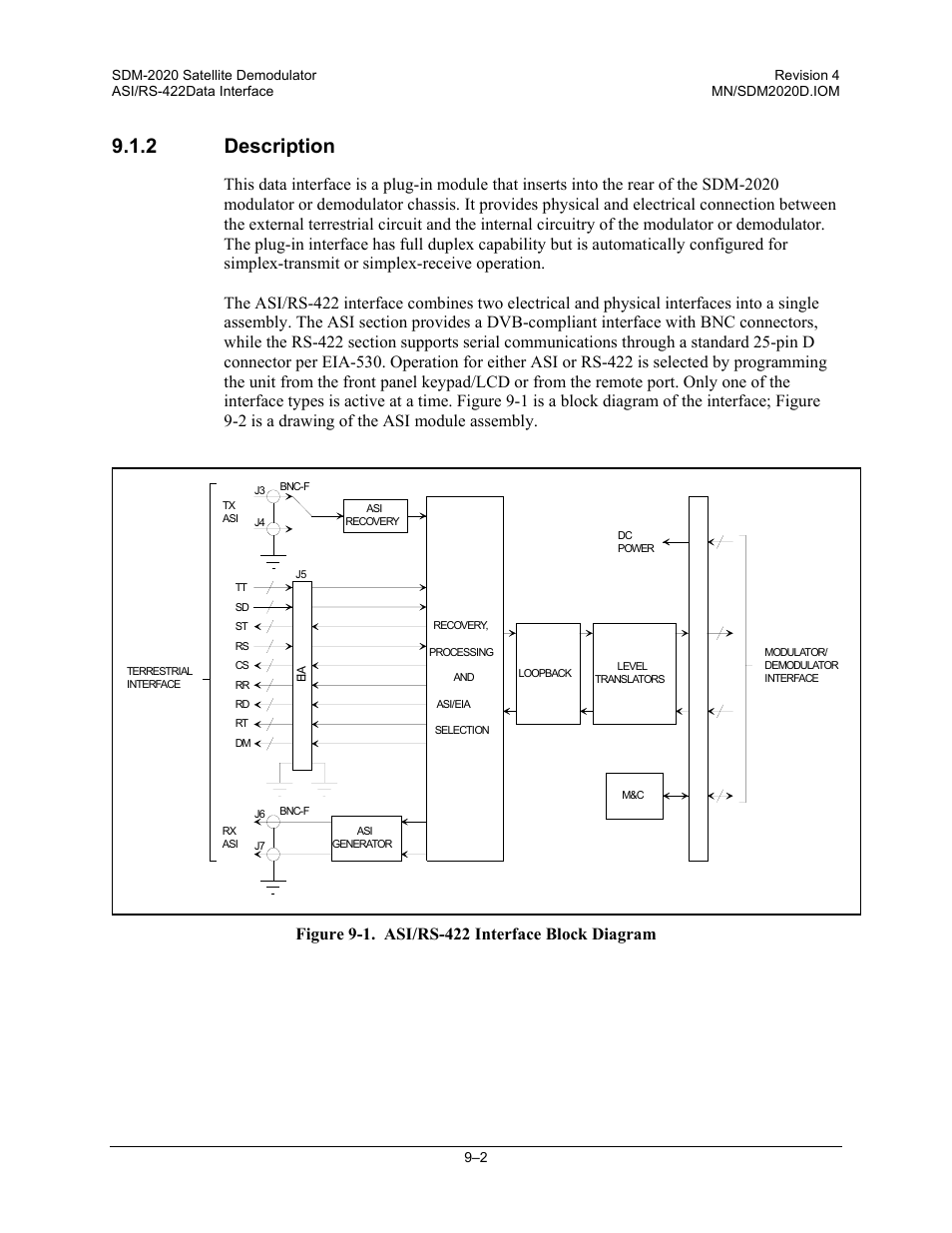 2 description | Comtech EF Data SDM-2020 User Manual | Page 146 / 234