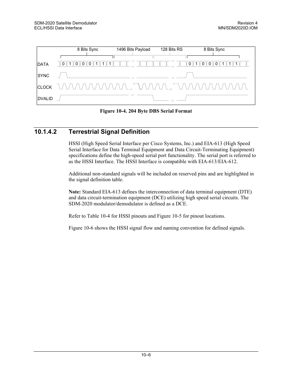 2 terrestrial signal definition | Comtech EF Data SDM-2020 User Manual | Page 158 / 234