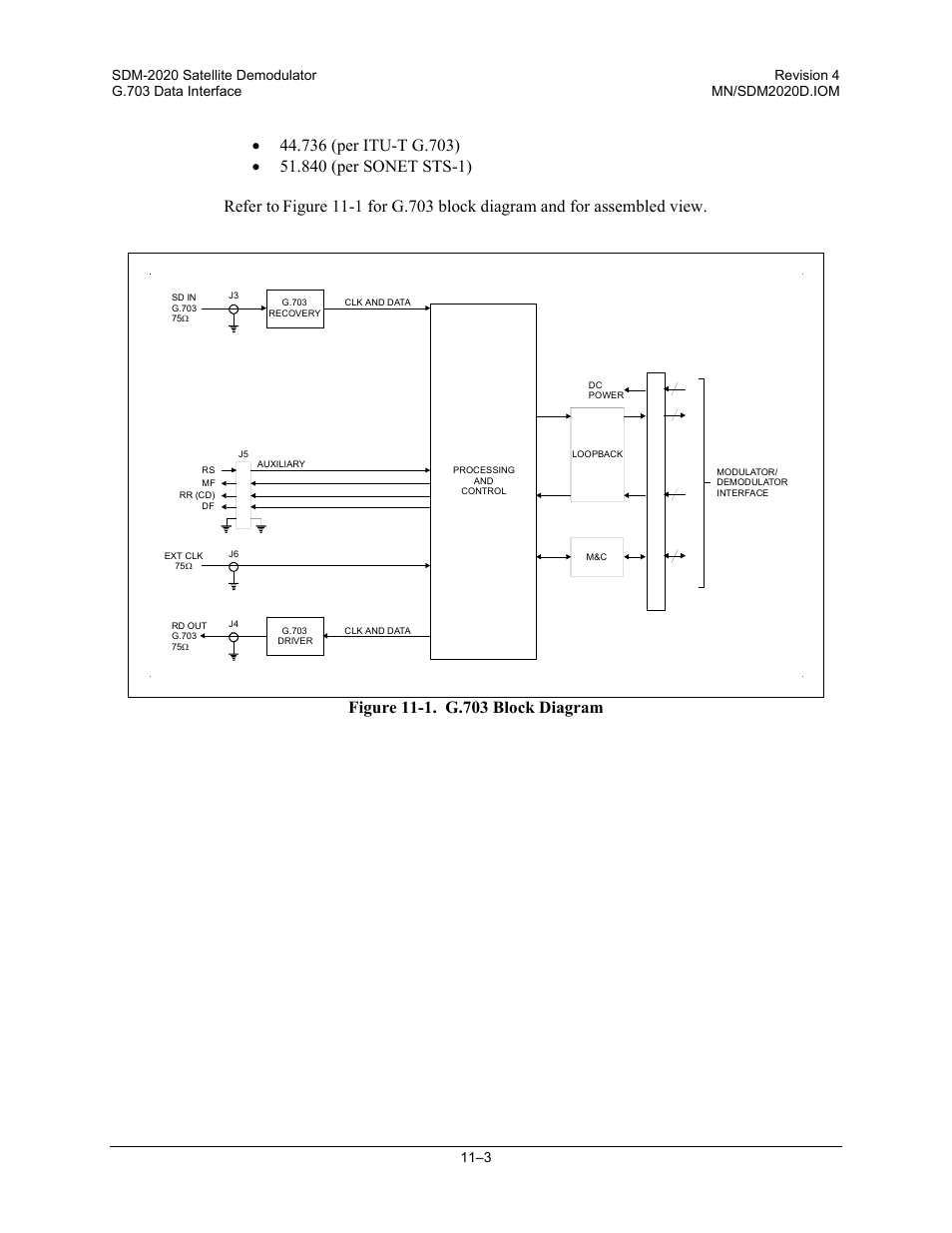 Comtech EF Data SDM-2020 User Manual | Page 169 / 234