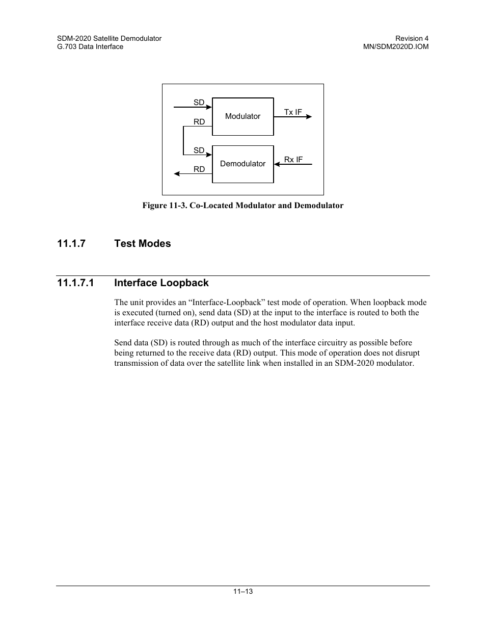 Comtech EF Data SDM-2020 User Manual | Page 179 / 234