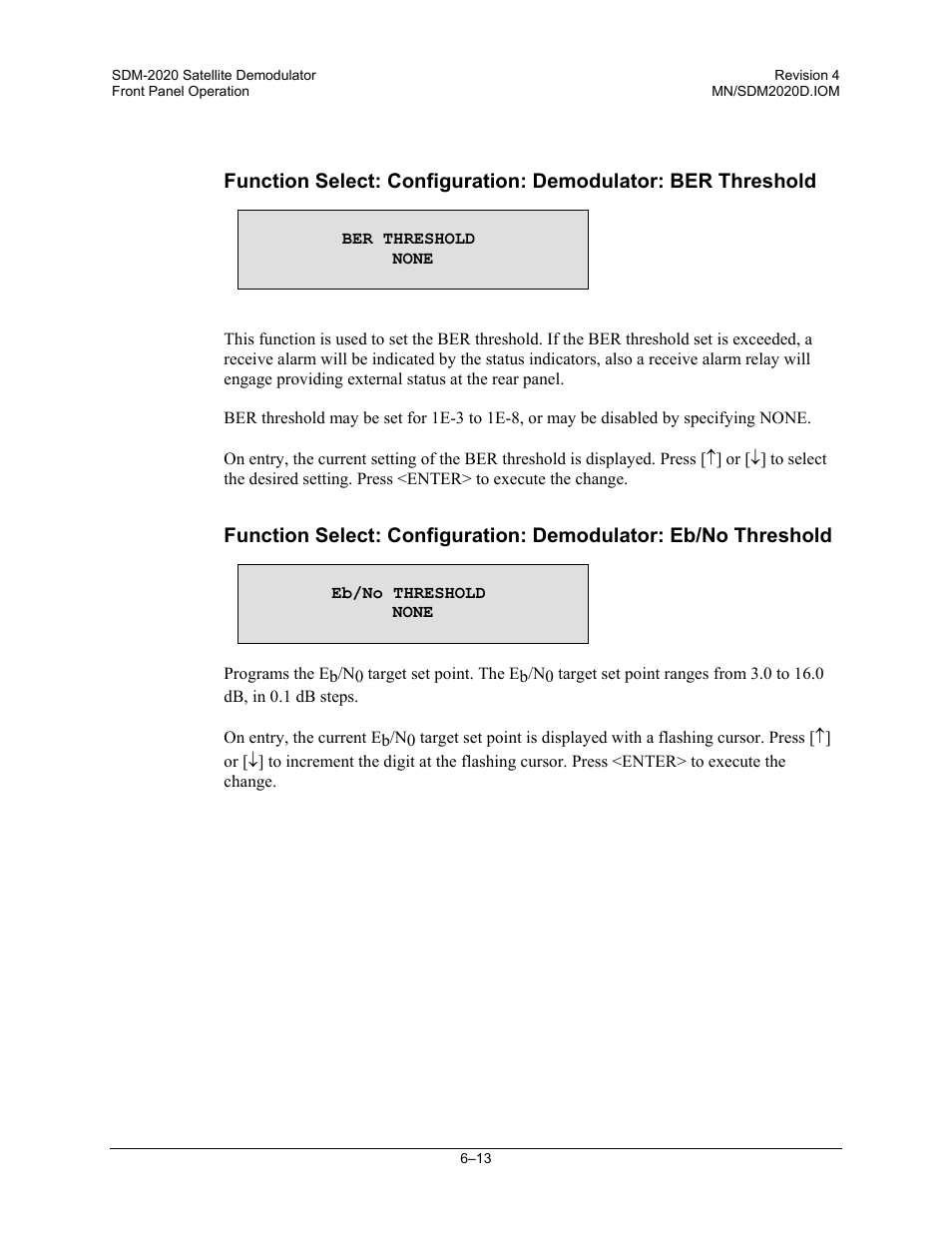 Comtech EF Data SDM-2020 User Manual | Page 77 / 234