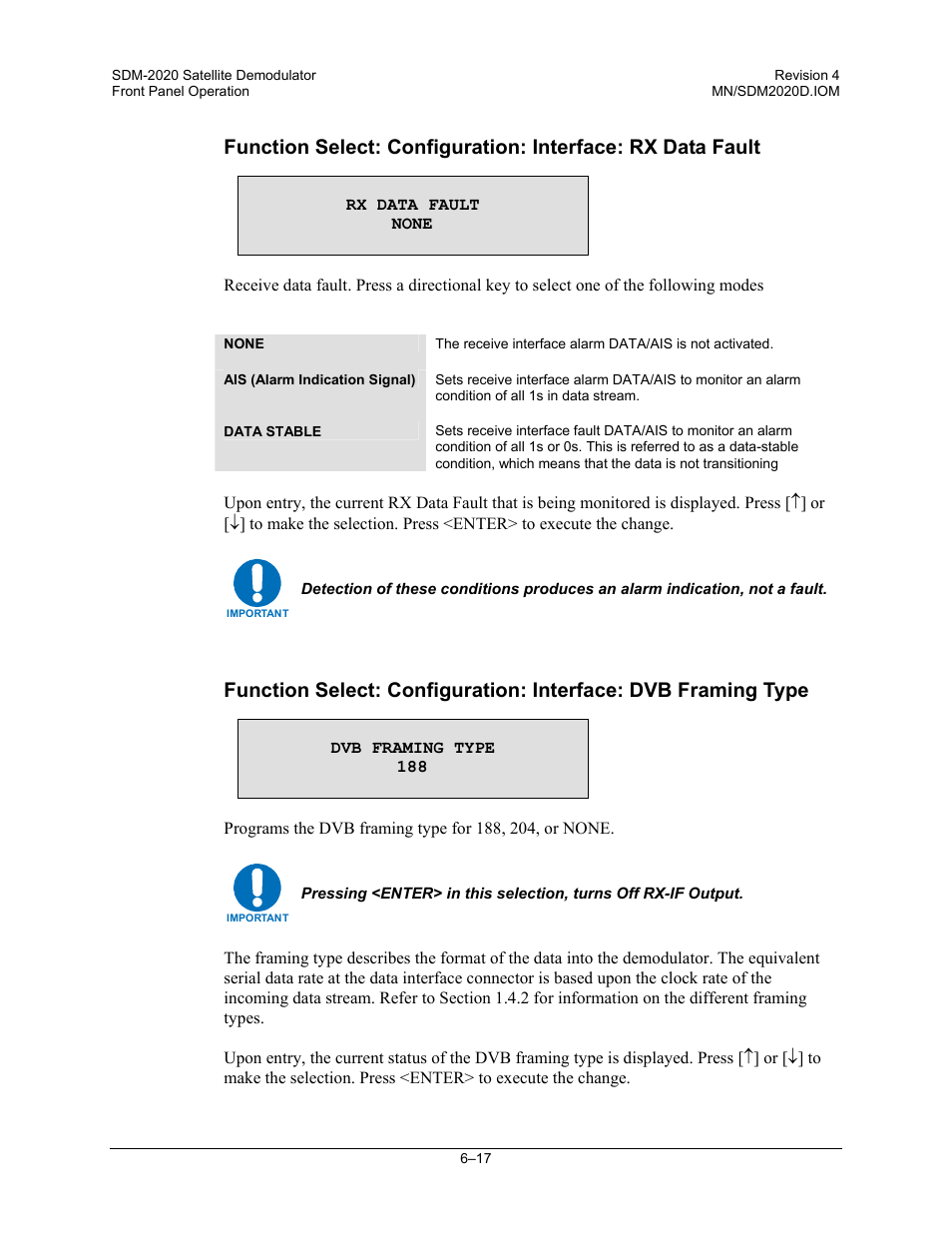 Comtech EF Data SDM-2020 User Manual | Page 81 / 234