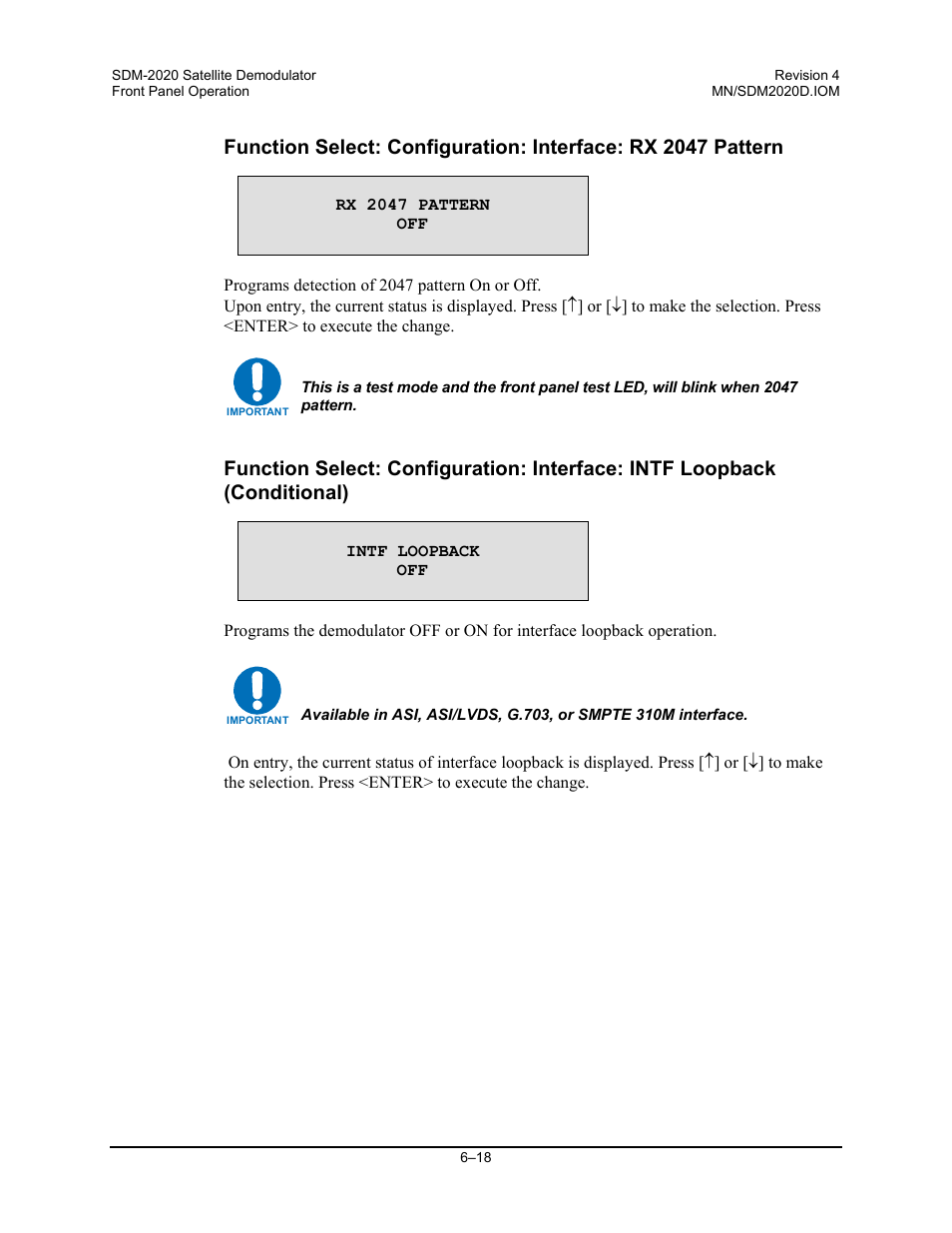 Comtech EF Data SDM-2020 User Manual | Page 82 / 234