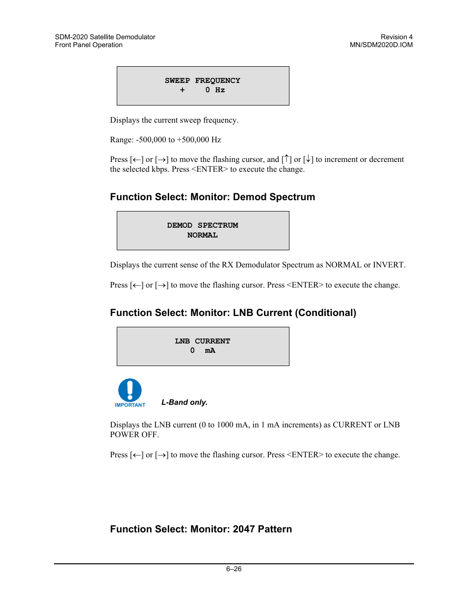 Comtech EF Data SDM-2020 User Manual | Page 90 / 234