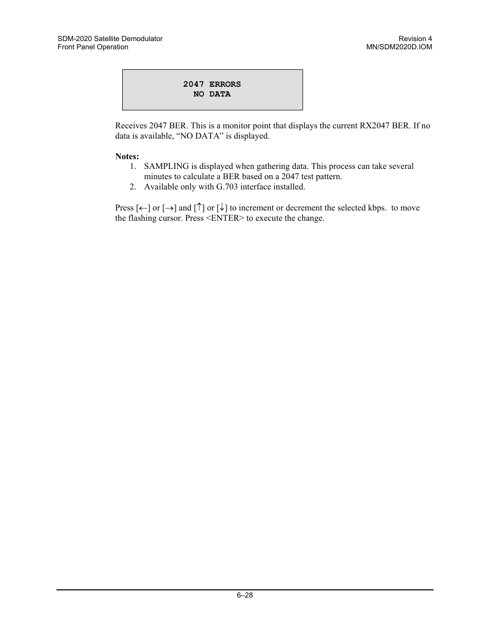 Comtech EF Data SDM-2020 User Manual | Page 92 / 234