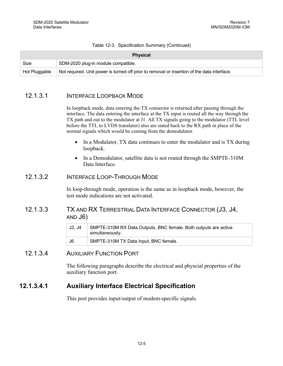 Comtech EF Data SDM-2020 User Manual | Page 152 / 266