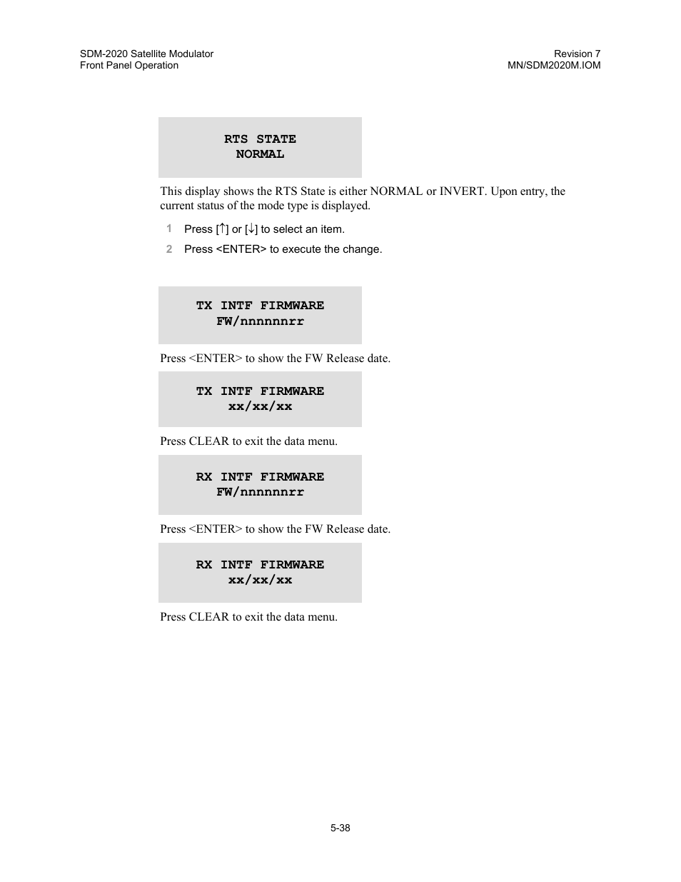 Comtech EF Data SDM-2020 User Manual | Page 80 / 266