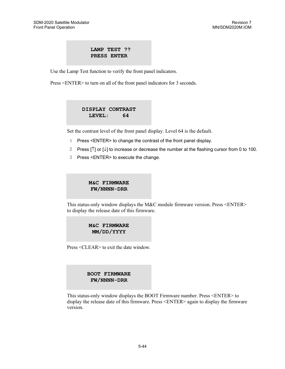 Comtech EF Data SDM-2020 User Manual | Page 86 / 266