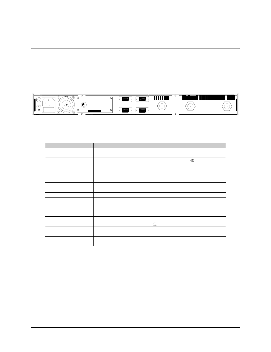 Rear panel connections, 3 rear panel connections | Comtech EF Data SNM-1000 User Manual | Page 36 / 184