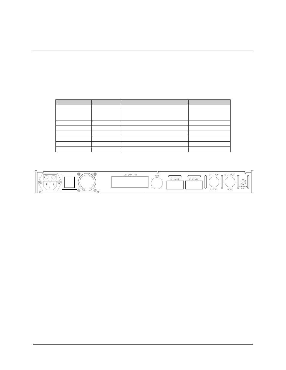 External modem connectors, Data i/o interface (j8), 3 external modem connectors | 1 data i/o interface (j8) | Comtech EF Data SNM-1001 User Manual | Page 25 / 103