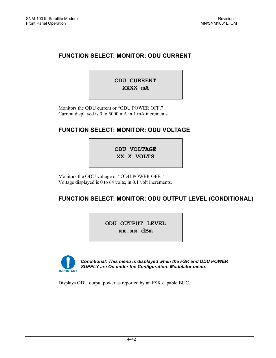 Comtech EF Data SNM-1001L User Manual | Page 106 / 344