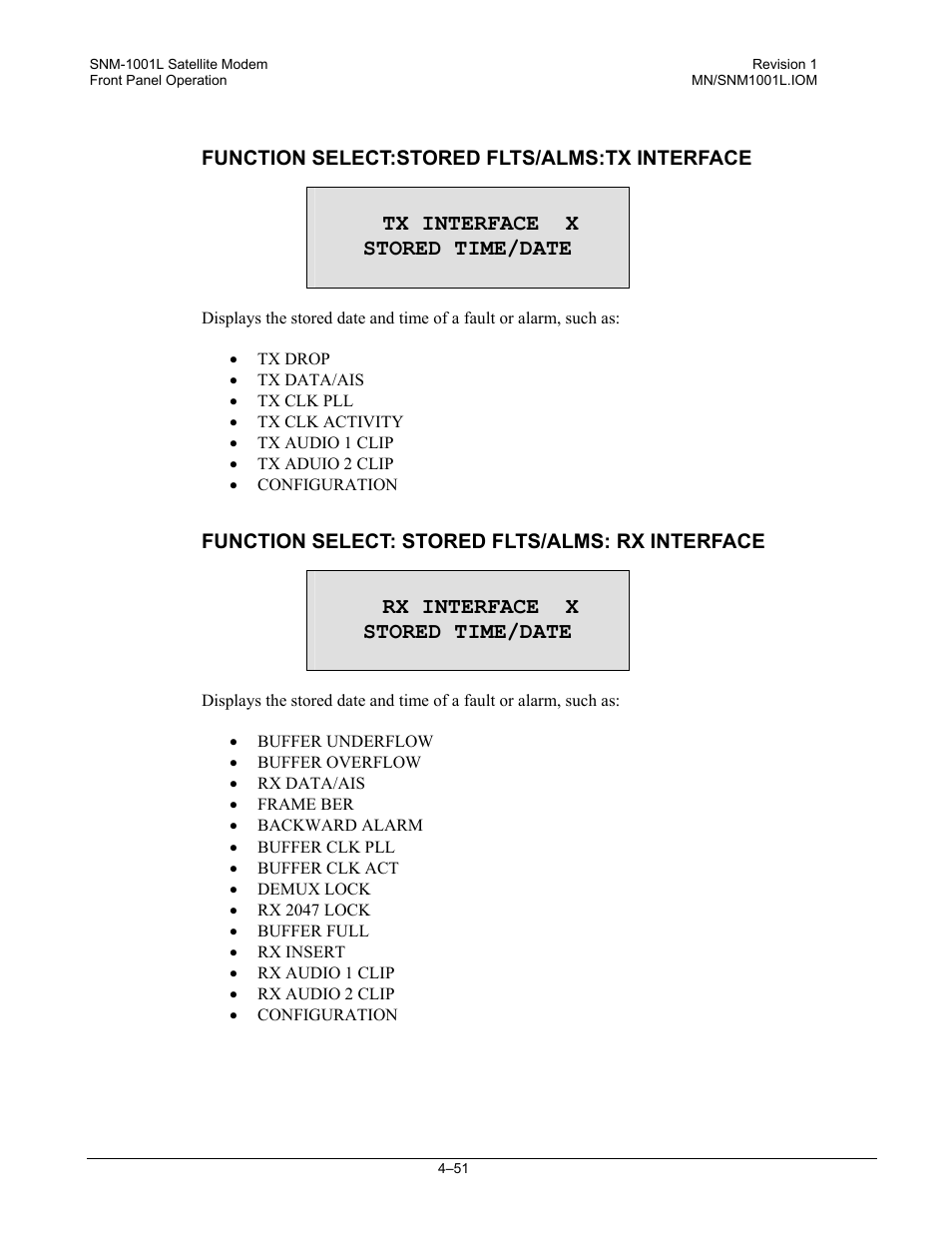 Comtech EF Data SNM-1001L User Manual | Page 115 / 344