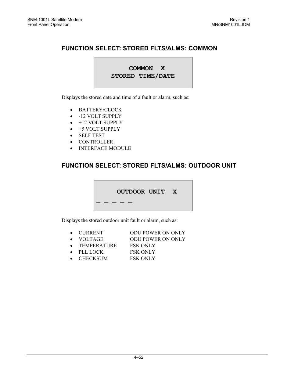 Comtech EF Data SNM-1001L User Manual | Page 116 / 344