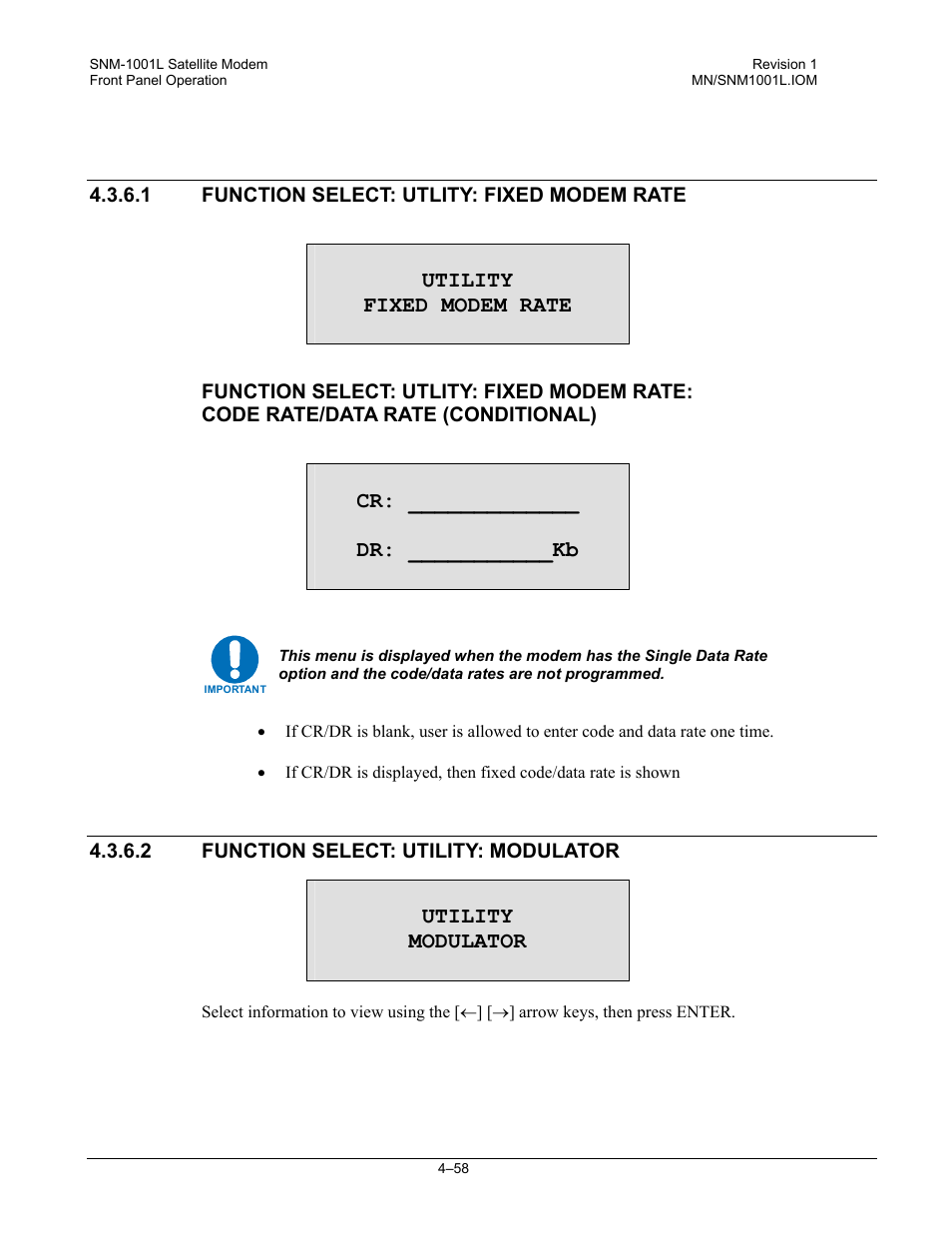 Comtech EF Data SNM-1001L User Manual | Page 122 / 344