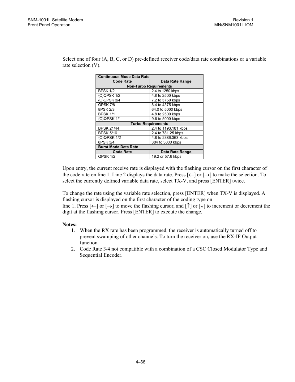 Comtech EF Data SNM-1001L User Manual | Page 132 / 344