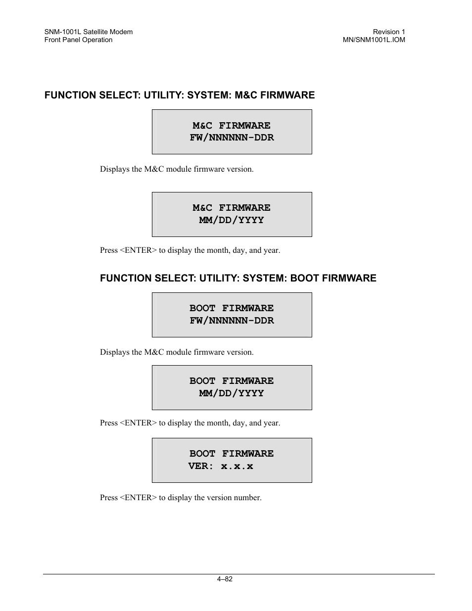 Comtech EF Data SNM-1001L User Manual | Page 146 / 344