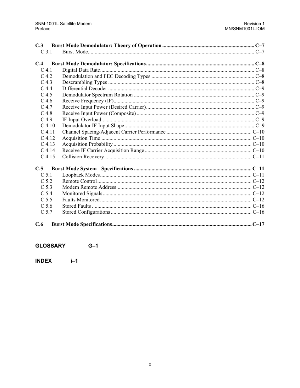 Comtech EF Data SNM-1001L User Manual | Page 15 / 344