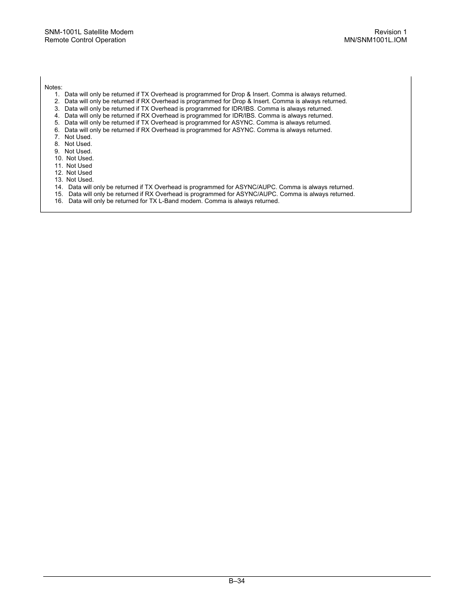 Comtech EF Data SNM-1001L User Manual | Page 308 / 344