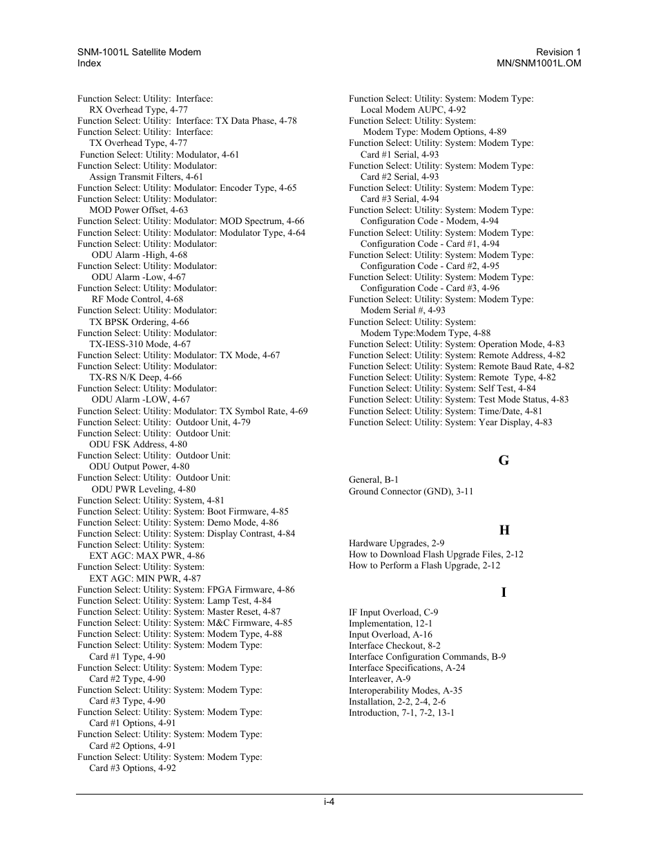Comtech EF Data SNM-1001L User Manual | Page 340 / 344