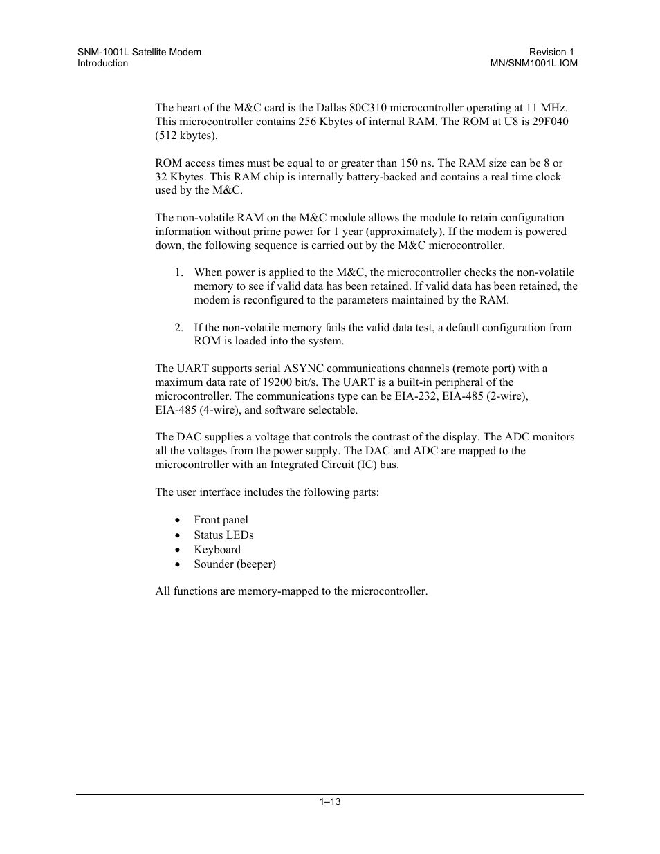 Comtech EF Data SNM-1001L User Manual | Page 37 / 344