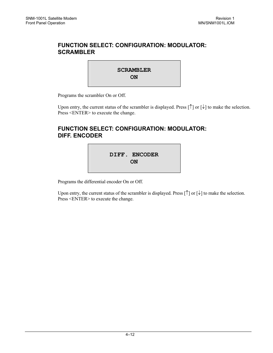 Comtech EF Data SNM-1001L User Manual | Page 76 / 344