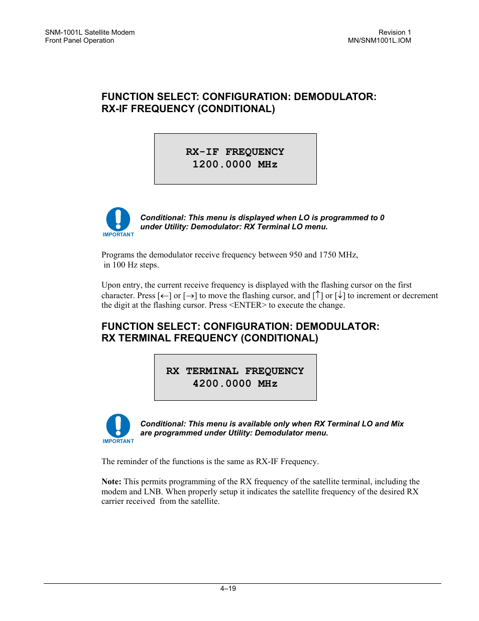 Comtech EF Data SNM-1001L User Manual | Page 83 / 344