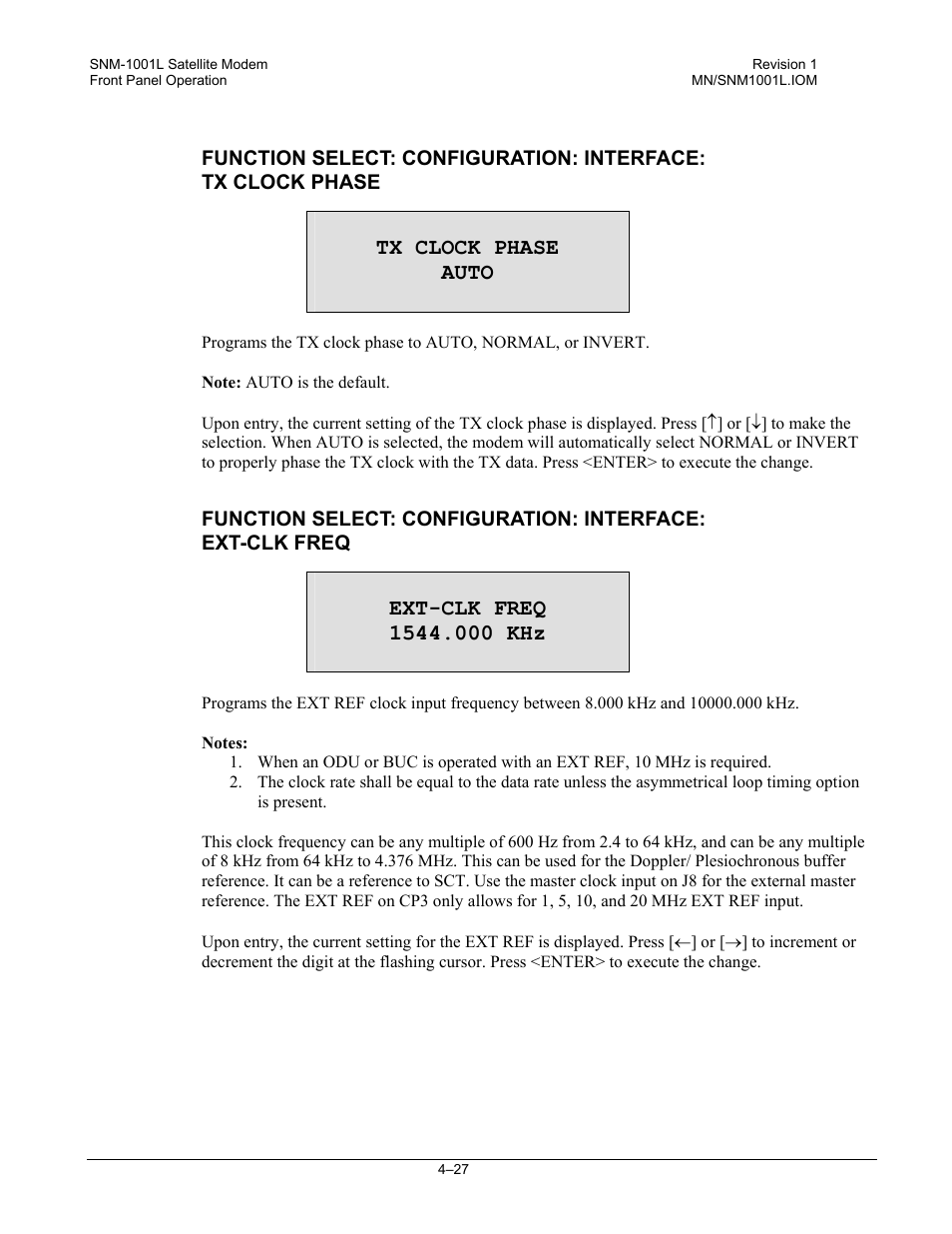 Comtech EF Data SNM-1001L User Manual | Page 91 / 344