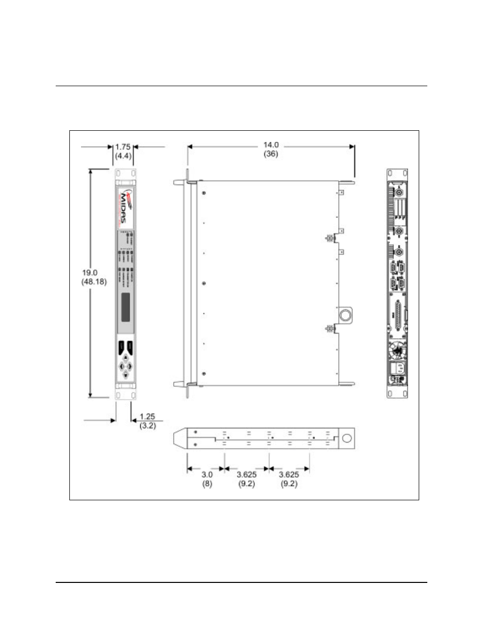 Dimensional envelope, 7 dimensional envelope | Comtech EF Data SNM-1002 User Manual | Page 29 / 170