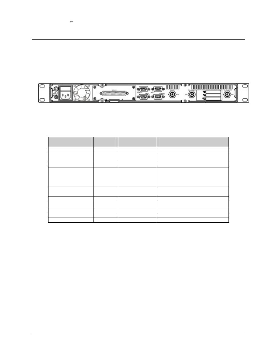 Rear panel connections, 3 rear panel connections | Comtech EF Data SNM-1002 User Manual | Page 37 / 170