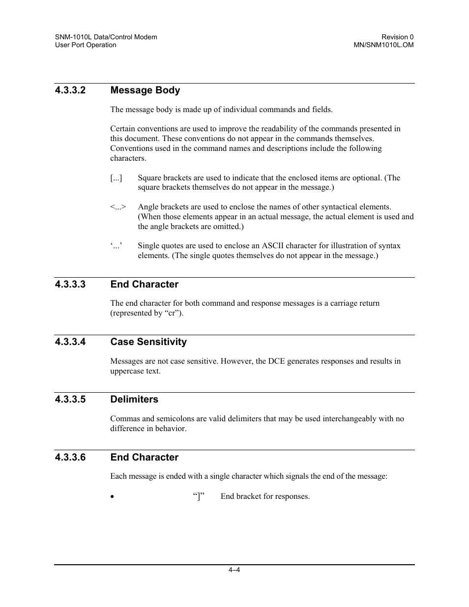 Comtech EF Data SNM-1010L User Manual | Page 122 / 266