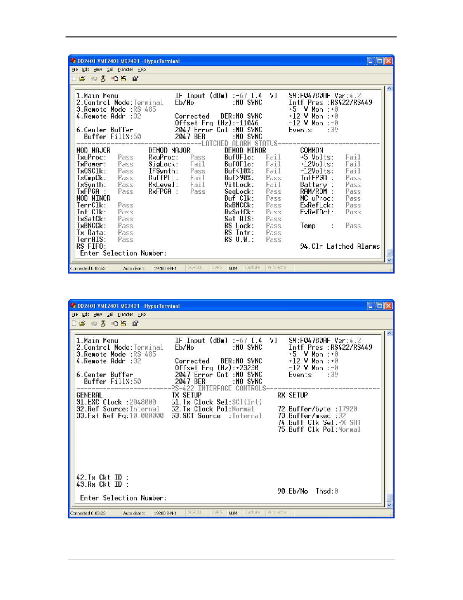 Comtech EF Data DD2401 VME User Manual | Page 29 / 98