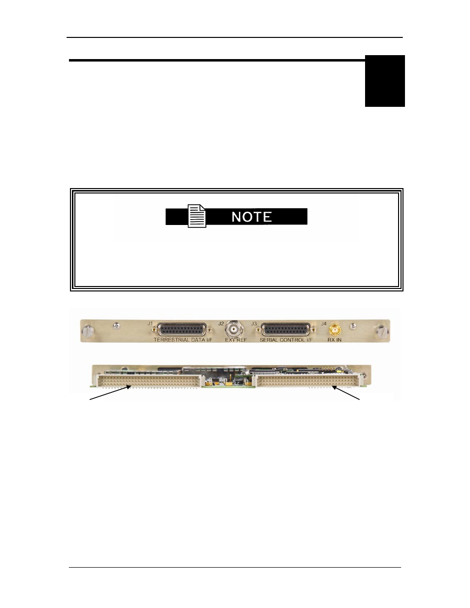 Rear panel interfaces -1, 0 dd2401 vme demodulator card connections -1 | Comtech EF Data DD2401 VME User Manual | Page 69 / 98