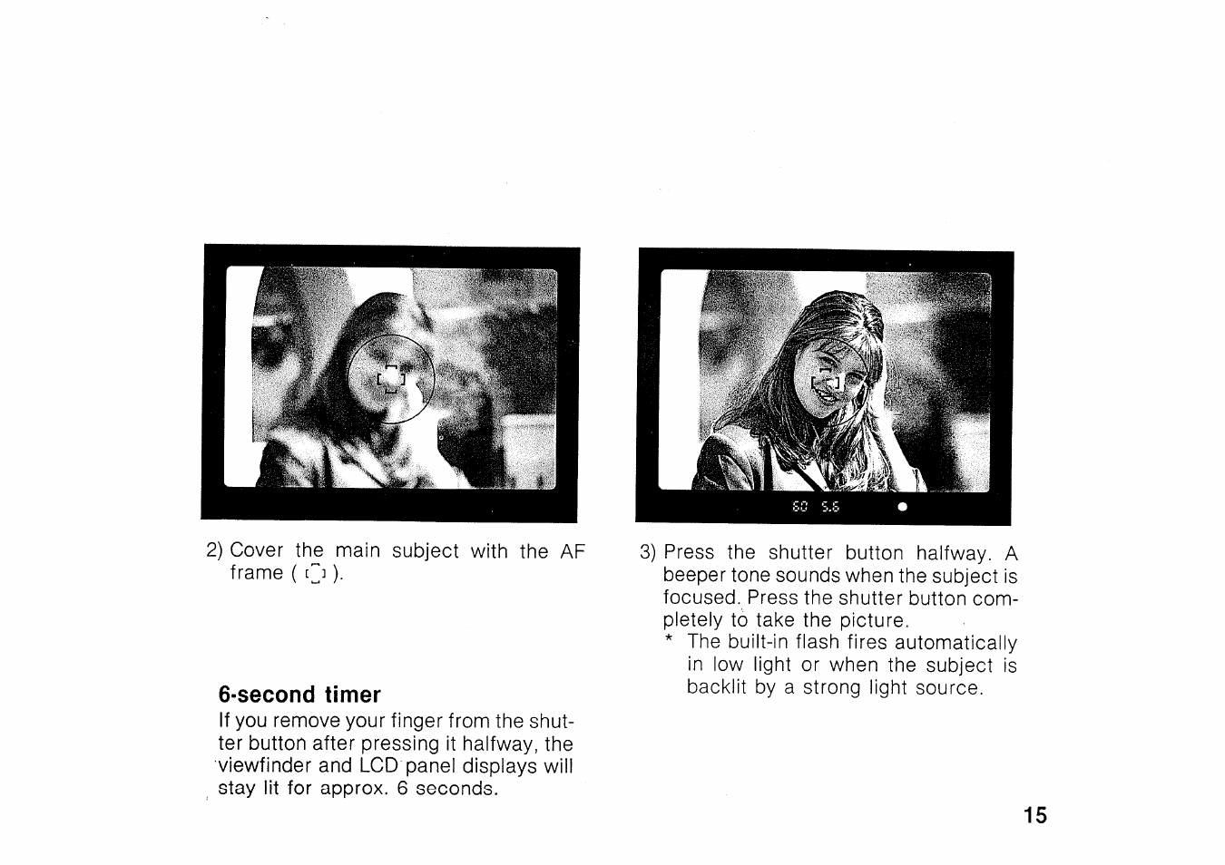 Attaching the neckstrap | Canon EOS 100 User Manual | Page 15 / 34