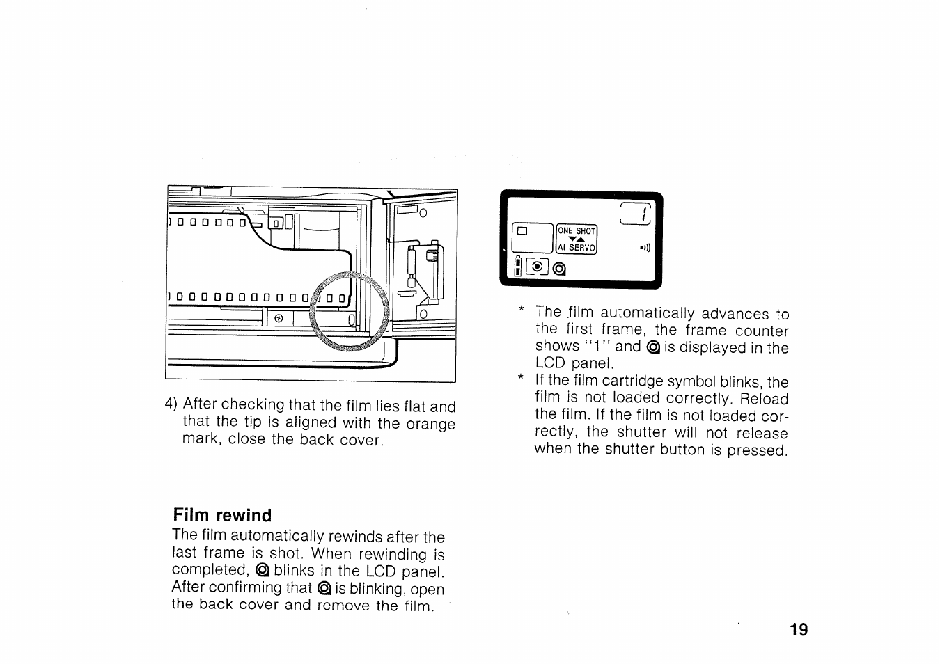 Battery life (number of film rolls) | Canon EOS 100 User Manual | Page 19 / 34