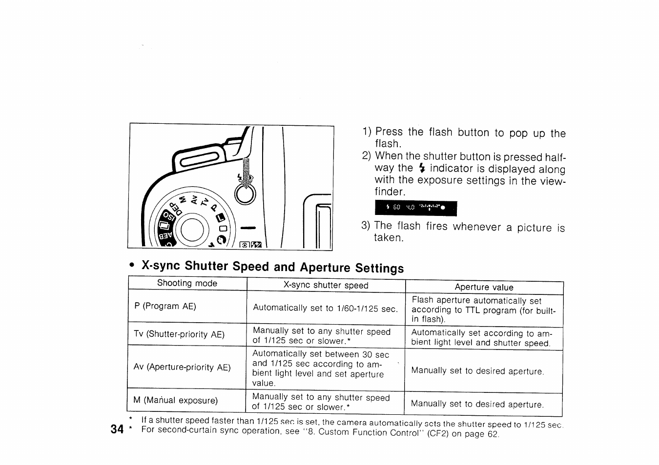 2] taking pictures using image zone shooting modes, Auto), T.affu | Canon EOS 100 User Manual | Page 34 / 34