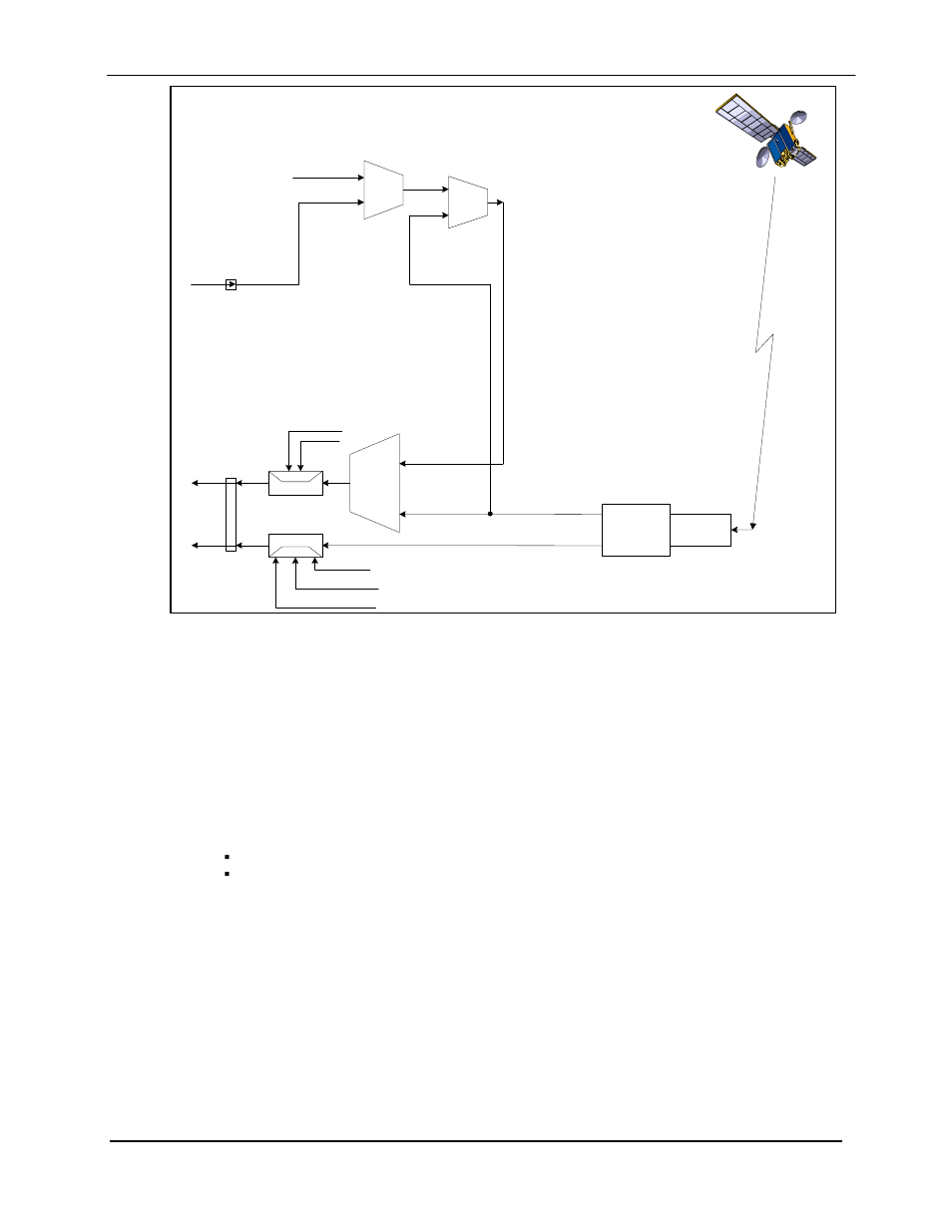 1 rx buffer clock options, 1 rx sat clock, 2 sct: serial clock transmit | Figure 3-4. clocking and polarity diagram, Rx satellite clock (recovered from satellite), Sct (internal oscillator) | Comtech EF Data MD2401 User Manual | Page 29 / 106