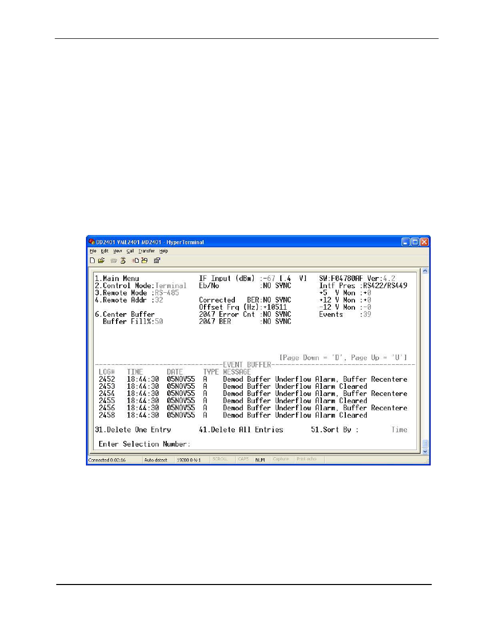 Comtech EF Data MD2401 User Manual | Page 39 / 106