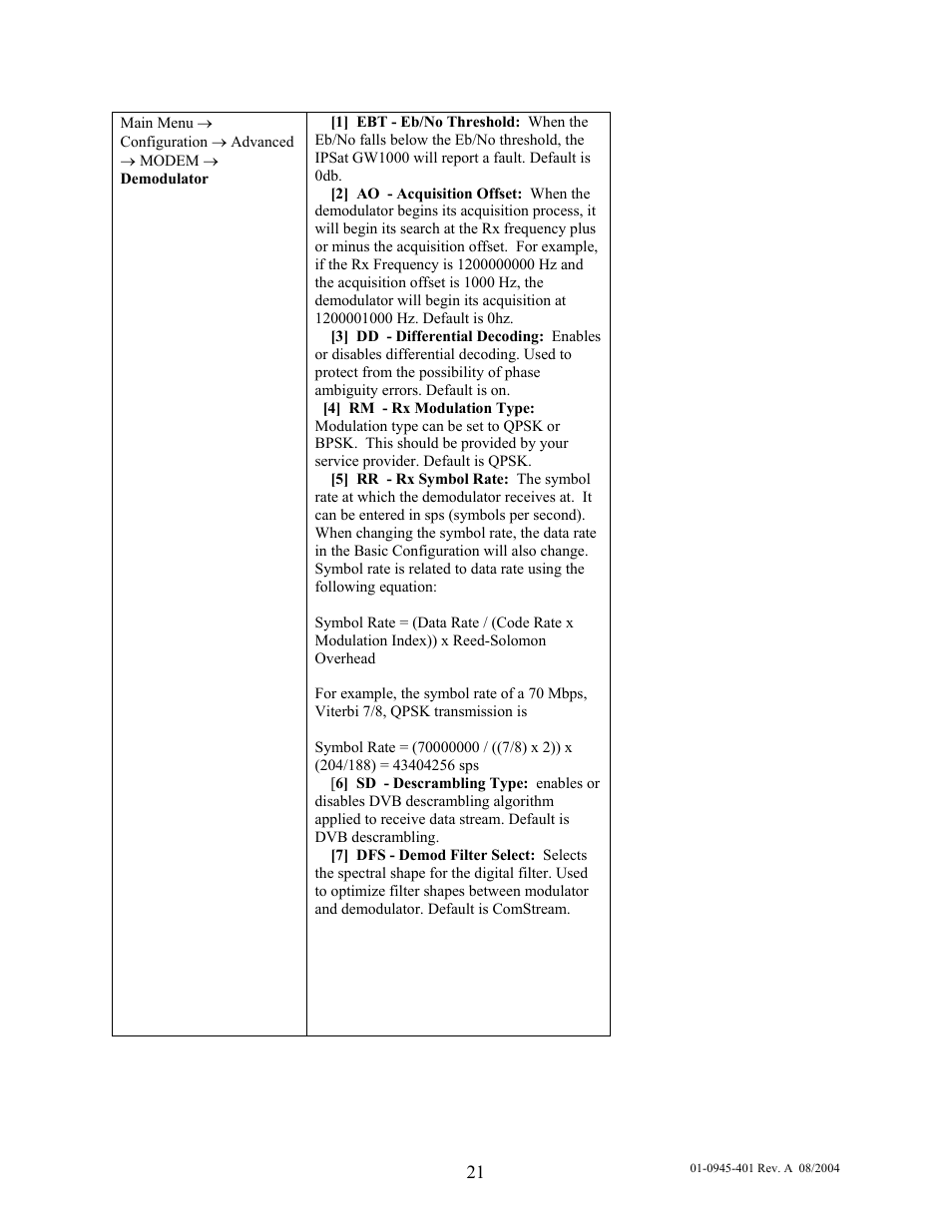 Comtech EF Data IPSat GW1000 User Manual | Page 31 / 51