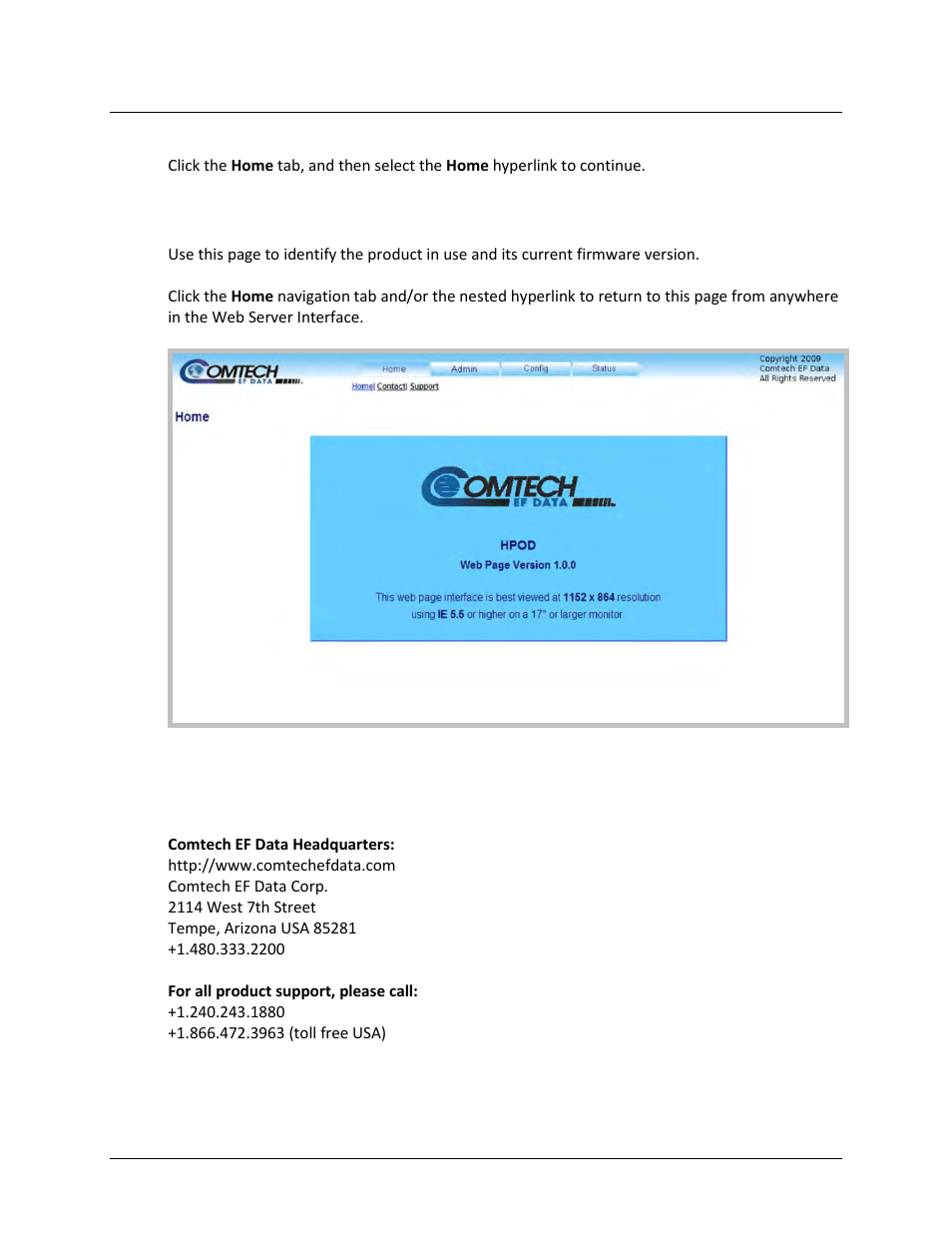 Comtech EF Data HPOD User Manual | Page 59 / 150