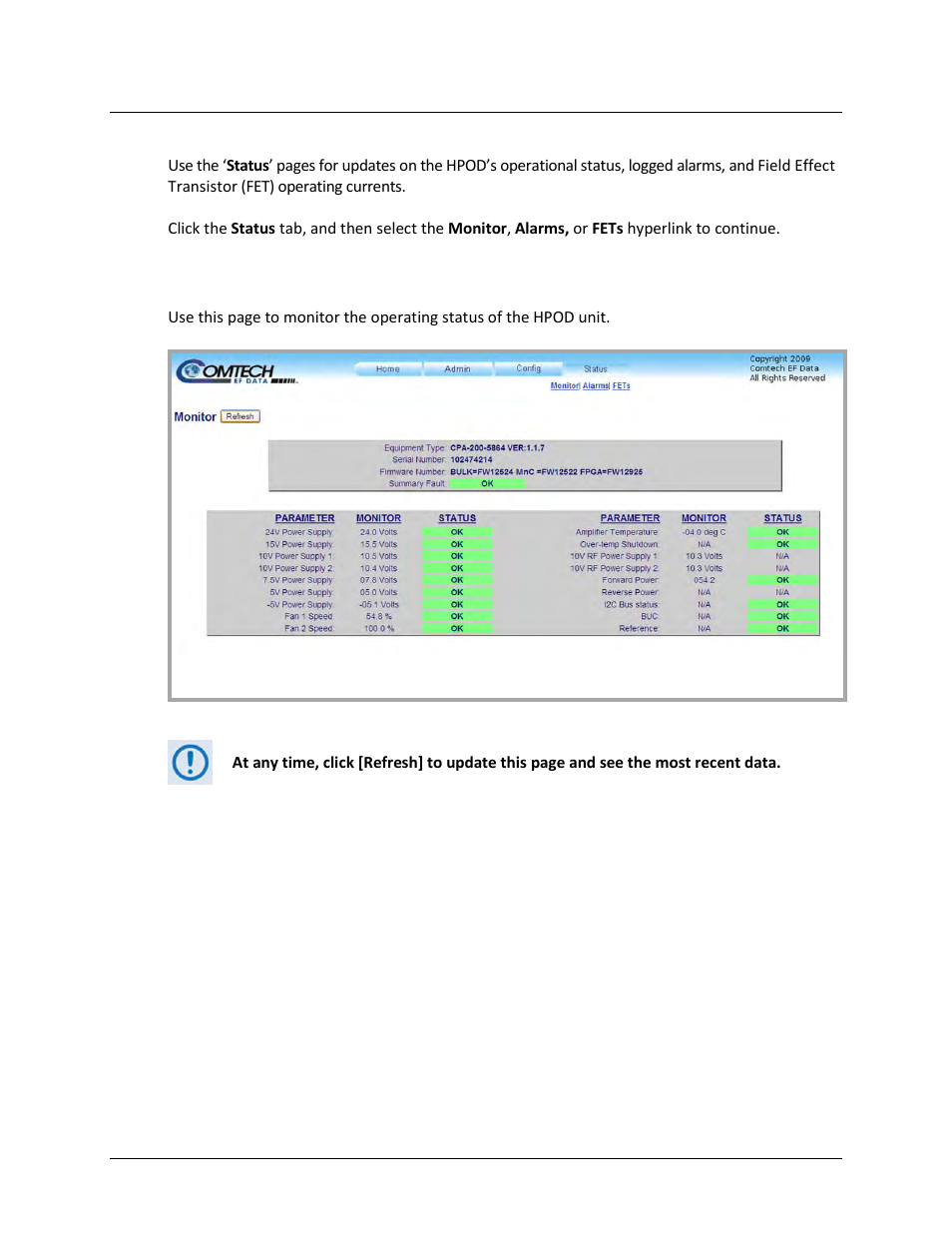 Comtech EF Data HPOD User Manual | Page 67 / 150