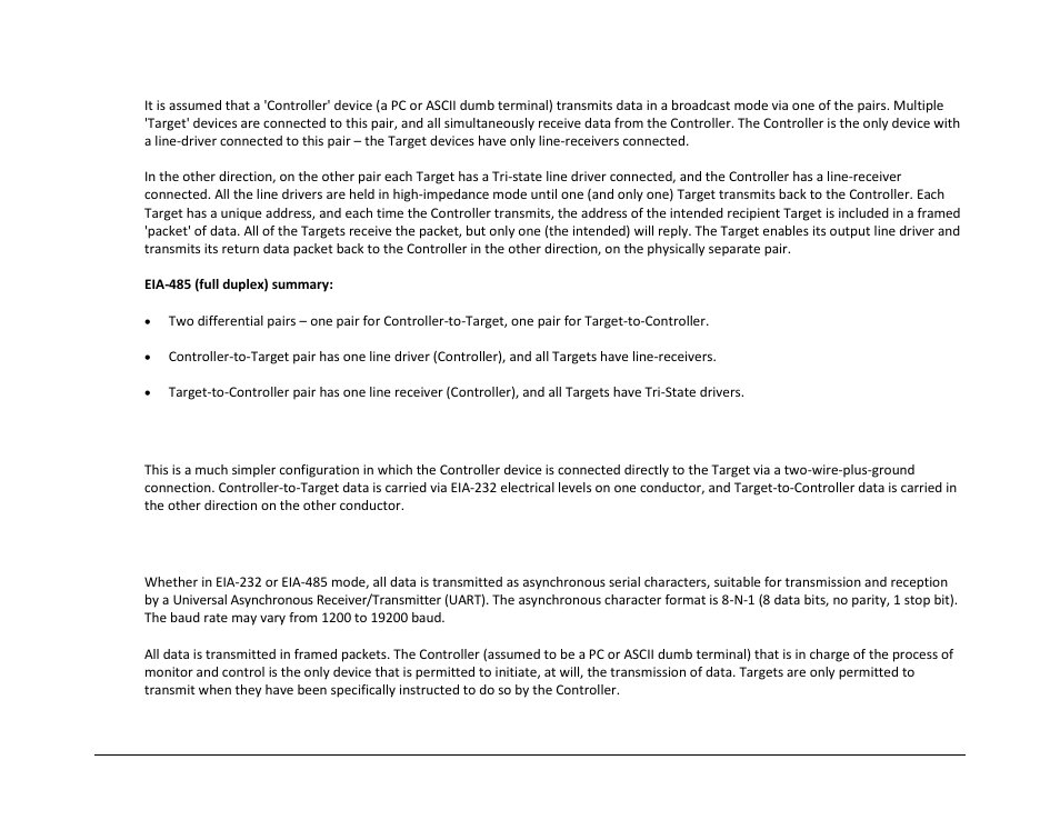 2 eia-232, 3 basic protocol | Comtech EF Data HPOD User Manual | Page 74 / 150