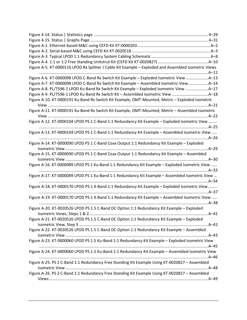 Comtech EF Data LPOD User Manual | Page 11 / 218