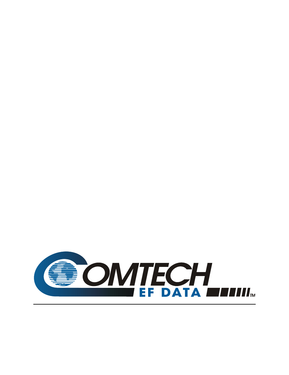 Back cover | Comtech EF Data LPOD User Manual | Page 218 / 218