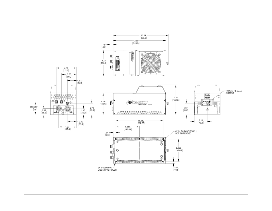 1 lpod ps 1 dimensional envelopes | Comtech EF Data LPOD User Manual | Page 31 / 218